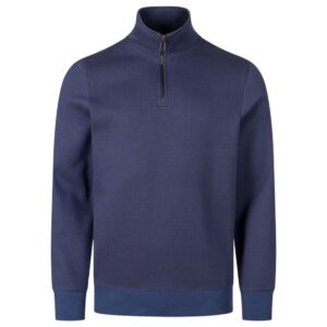 Paul Smith Classic Navy Half Zip Sweat Top
