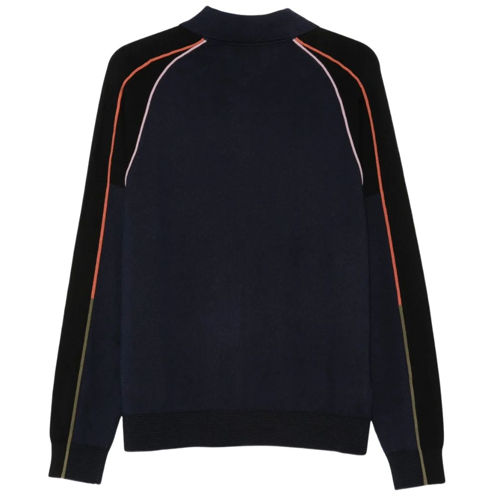 Paul Smith Cotton Jersey Navy Cardigan