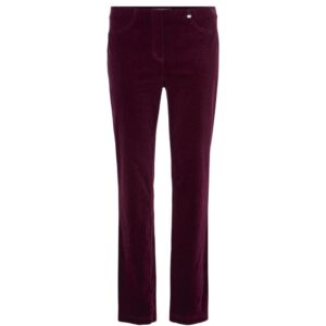 Robell Bella Burgundy Cord Trousers