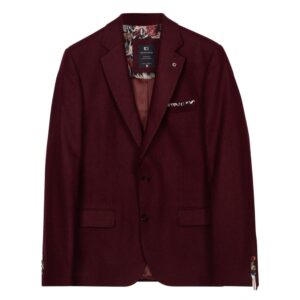 Giordano Roberto Burgundy Blazer