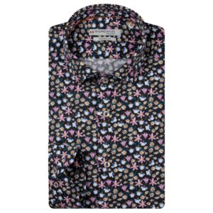 Giordano Maggiore Semi-Cutaway Floral Print Shirt