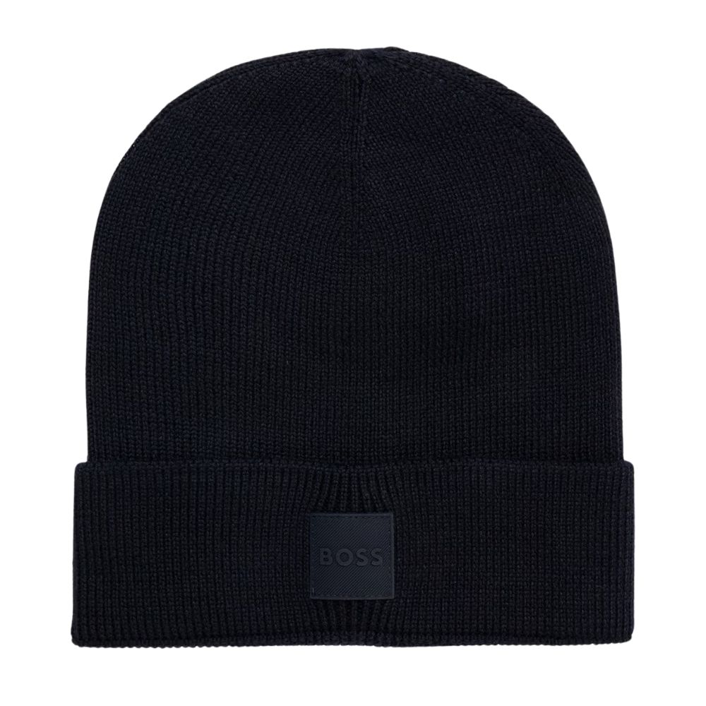 BOSS Foxxy Wool Blend Navy Beanie