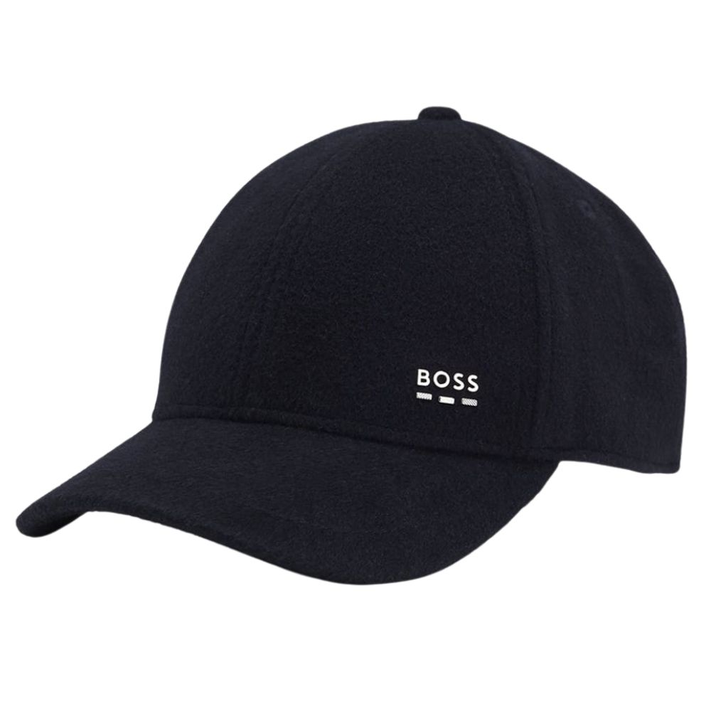BOSS Wool And Silk Zed Navy Cap