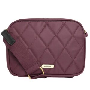 Barbour Women's Burgundy Quilted Crossbody Bag