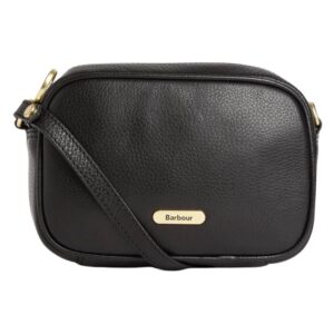 Barbour Women's Daphne Black Leather Crossbody Bag