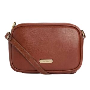 Barbour Women's Daphne Brown Leather Crossbody Bag