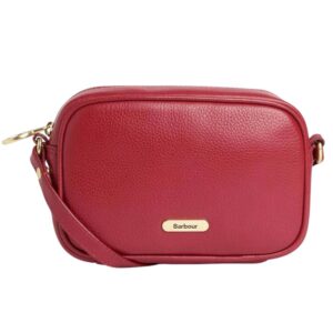 Barbour Women's Daphne Red Leather Crossbody Bag