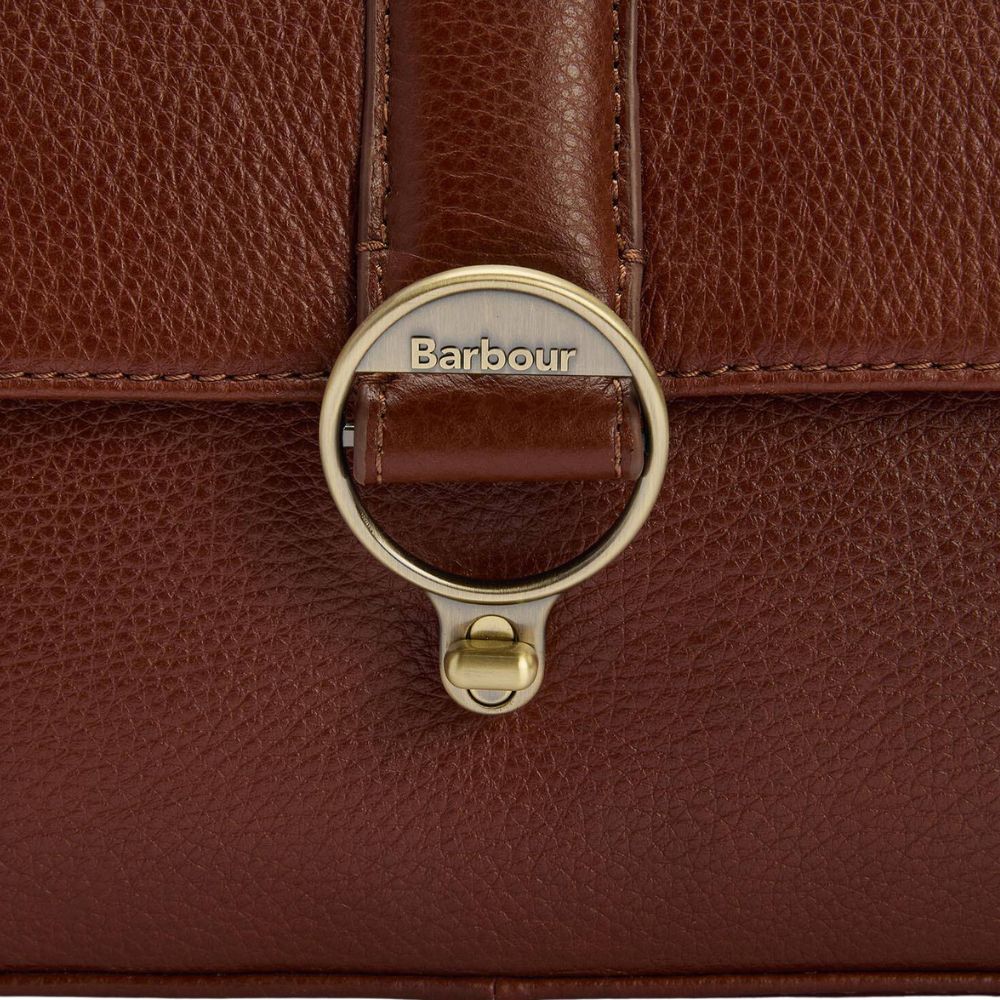 Barbour Women's Rosa Brown Leather Crossbody Bag