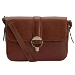 Barbour Women's Rosa Brown Leather Crossbody Bag