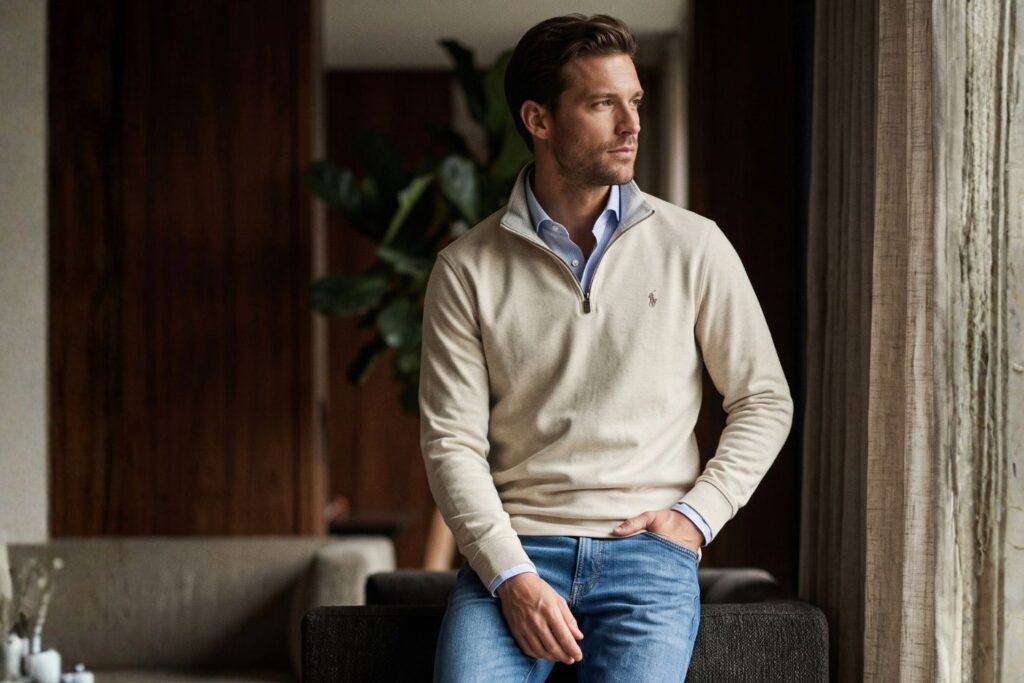 How to Wear a Half-Zip This Autumn: 4 Ways to Style It