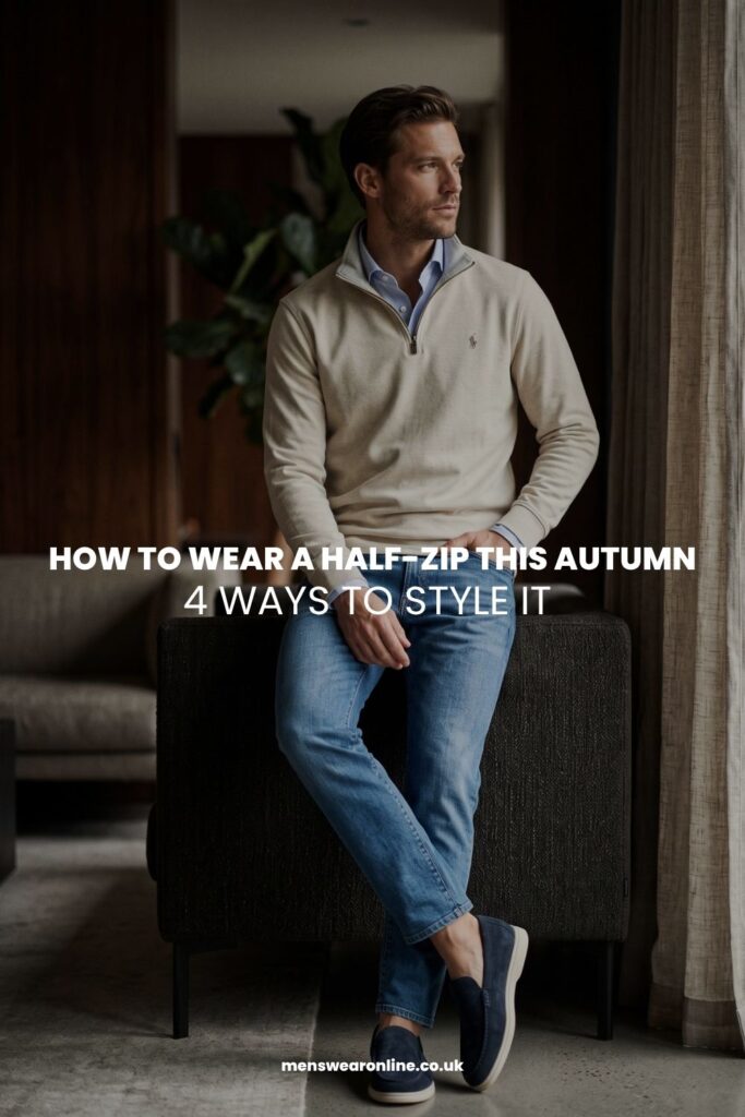 How to Wear a Half-Zip This Autumn 4 Ways to Style It Blog Post