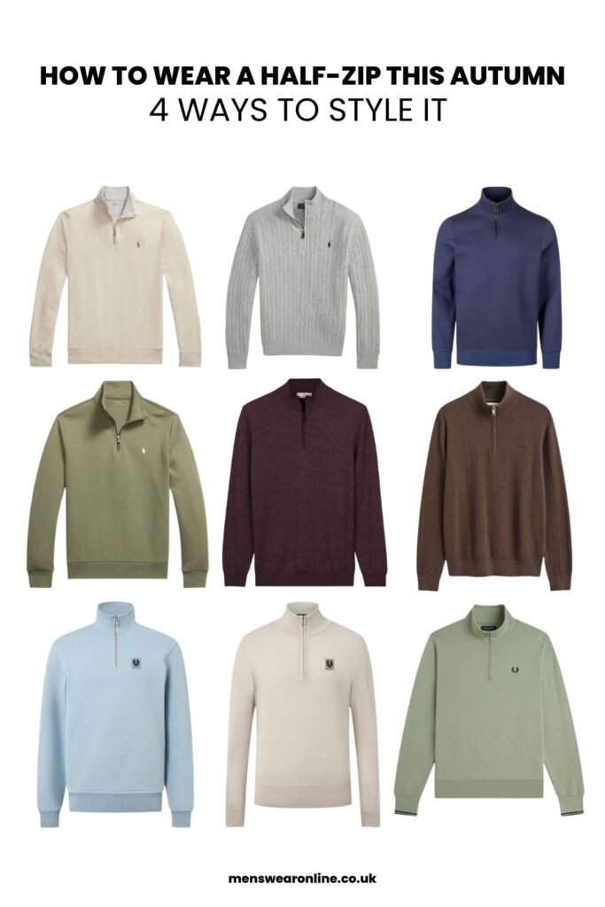 How to Wear a Half Zip This Autumn 4 Ways to Style It Blog Post 5