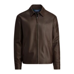 Polo Ralph Lauren The Bayville Brown Leather Jacket