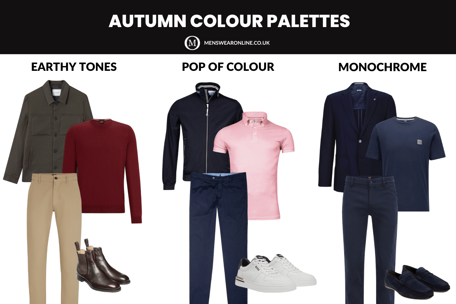 Colours for summer and autumn